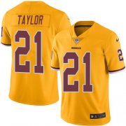 Wholesale Cheap Nike Redskins #21 Sean Taylor Gold Men's Stitched NFL Limited Rush Jersey