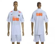 Wholesale Cheap Santos Blank White & Orange Font Home Soccer Club Jersey