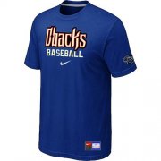 Wholesale Cheap Arizona Diamondbacks Nike Short Sleeve Practice MLB T-Shirt Blue