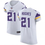 Wholesale Cheap Nike Vikings #21 Mike Hughes White Men's Stitched NFL Vapor Untouchable Elite Jersey