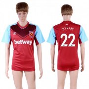 Wholesale Cheap West Ham United #22 Byram Home Soccer Club Jersey
