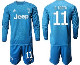 Wholesale Cheap Juventus #11 D.Costa Third Long Sleeves Soccer Club Jersey