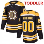 Wholesale Cheap Custom Boston Bruins Black Home Adidas Hockey Stitched NHL Toddler Jersey