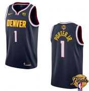Wholesale Cheap Men's Denver Nuggets #1 Michael Porter Jr. Navy 2023 Finals Icon Edition Stitched Basketball Jersey