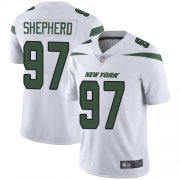 Wholesale Cheap Nike Jets #97 Nathan Shepherd White Men's Stitched NFL Vapor Untouchable Limited Jersey