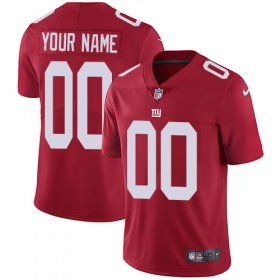 Wholesale Cheap Nike New York Giants Customized Red Alternate Stitched Vapor Untouchable Limited Men\'s NFL Jersey