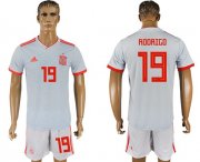 Wholesale Cheap Spain #19 Rodrigo Away Soccer Country Jersey