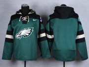 Wholesale Cheap Nike Eagles Blank Midnight Green Player Pullover NFL Hoodie