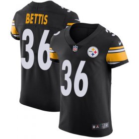 Wholesale Cheap Nike Steelers #36 Jerome Bettis Black Team Color Men\'s Stitched NFL Vapor Untouchable Elite Jersey