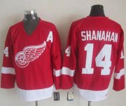 Wholesale Cheap Red Wings #14 Brendan Shanahan Red CCM Throwback Stitched NHL Jersey