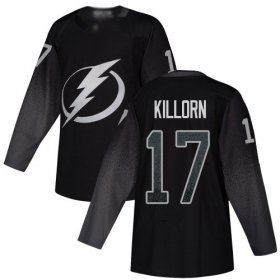 Cheap Adidas Lightning #17 Alex Killorn Black Alternate Authentic Youth Stitched NHL Jersey