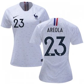 Wholesale Cheap Women\'s France #23 Areola Away Soccer Country Jersey