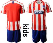 Wholesale Cheap Atletico Madrid Blank Home Kid Soccer Club Jersey