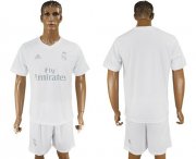 Wholesale Cheap Real Madrid Blank Marine Environmental Protection Home Soccer Club Jersey