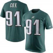 Wholesale Cheap Philadelphia Eagles #91 Fletcher Cox Nike Player Pride Name & Number T-Shirt Green