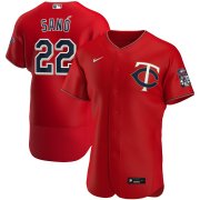 Wholesale Cheap Minnesota Twins #22 Miguel Sano Men's Nike Red Alternate 2020 Authentic Player MLB Jersey