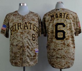 Wholesale Cheap Pirates #6 Starling Marte Camo Alternate Cool Base Stitched MLB Jersey