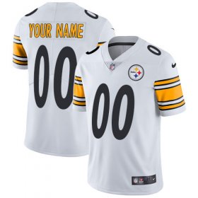 Wholesale Cheap Nike Pittsburgh Steelers Customized White Stitched Vapor Untouchable Limited Men\'s NFL Jersey