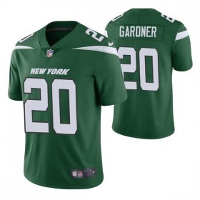 Wholesale Cheap Men\'s New York Jets #20 Ahmad Gardner 2022 Green Vapor Untouchable Limited Stitched Jersey