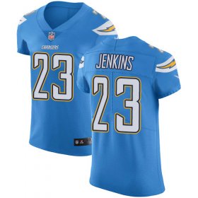Wholesale Cheap Nike Chargers #23 Rayshawn Jenkins Electric Blue Alternate Men\'s Stitched NFL Vapor Untouchable Elite Jersey