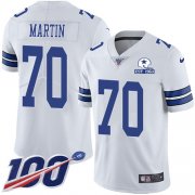Wholesale Cheap Nike Cowboys #70 Zack Martin White Men's Stitched With Established In 1960 Patch NFL 100th Season Vapor Untouchable Limited Jersey