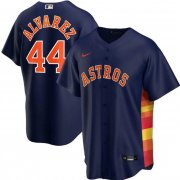 Wholesale Cheap Men's Houston Astros Navy #44 Yordan Alvarez Cool Base Stitched MLB Jersey