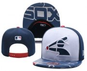 Wholesale Cheap Chicago White Sox Snapback Ajustable Cap Hat YD