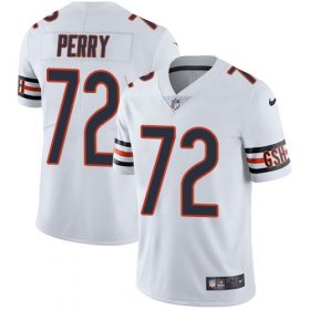 Wholesale Cheap Nike Bears #72 William Perry White Men\'s Stitched NFL Vapor Untouchable Limited Jersey