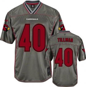 Wholesale Cheap Nike Cardinals #40 Pat Tillman Grey Men\'s Stitched NFL Elite Vapor Jersey