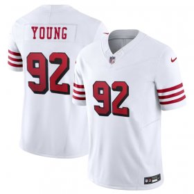 Men\'s San Francisco 49ers #92 Chase Young New White 2023 F.U.S.E. Football Stitched Jersey
