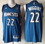 Wholesale Cheap Minnesota Timberwolves #22 Andrew Wiggins Revolution 30 Swingman Blue Jersey