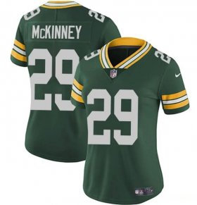 Cheap Women\'s Green Bay Packers #29 Xavier McKinney Green Vapor Limited Football Stitched Jersey(Run Small)