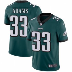Wholesale Cheap Nike Eagles #33 Josh Adams Midnight Green Team Color Men\'s Stitched NFL Vapor Untouchable Limited Jersey