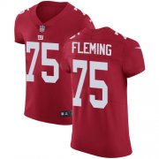 Wholesale Cheap Nike Giants #75 Cameron Fleming Red Alternate Men's Stitched NFL New Elite Jersey