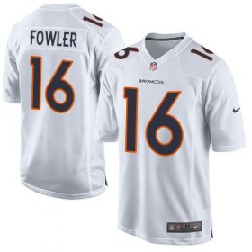 Wholesale Cheap Nike Broncos #16 Bennie Fowler White Men\'s Stitched NFL Game Event Jersey