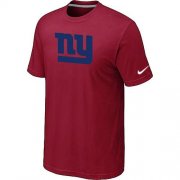 Wholesale Cheap NFL New York Giants Sideline Legend Authentic Logo T-Shirt Red