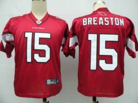 Wholesale Cheap Cardinals #15 Steve Breaston Red Stitched NFL Jersey