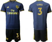 Wholesale Cheap Arsenal #3 Gibbs Third Soccer Club Jersey