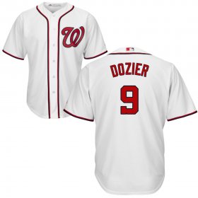 Wholesale Cheap Washington Nationals #9 Brian Dozier Cool Base White Stitched MLB Jersey