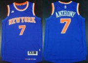Wholesale Cheap New York Knicks #7 Carmelo Anthony Revolution 30 Swingman 2014 New Blue Jersey