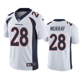 Wholesale Cheap Men\'s Denver Broncos #28 Latavius Murray White Vapor Untouchable Stitched Jersey