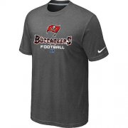 Wholesale Cheap Nike Tampa Bay Buccaneers Big & Tall Critical Victory NFL T-Shirt Dark Grey