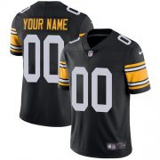 Wholesale Cheap Nike Pittsburgh Steelers Customized Black Alternate Stitched Vapor Untouchable Limited Men's NFL Jersey