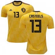 Wholesale Cheap Belgium #13 Casteels Away Soccer Country Jersey