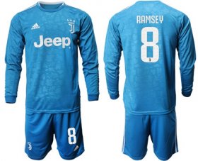 Wholesale Cheap Juventus #8 Ramsey Third Long Sleeves Soccer Club Jersey