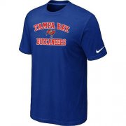 Wholesale Cheap Nike NFL Tampa Bay Buccaneers Heart & Soul NFL T-Shirt Blue