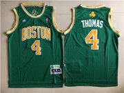 Wholesale Cheap Boston Celtics #4 Isaiah Thomas Green St. Patrick's Day Swingman Jersey