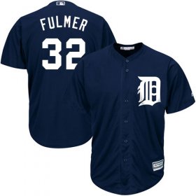 Wholesale Cheap Tigers #32 Michael Fulmer Navy Blue Cool Base Stitched Youth MLB Jersey