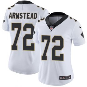 Wholesale Cheap Nike Saints #72 Terron Armstead White Women\'s Stitched NFL Vapor Untouchable Limited Jersey