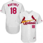 Wholesale Cheap Cardinals #18 Carlos Martinez White Flexbase Authentic Collection Stitched MLB Jersey